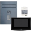 estaw wideodomofon Vidos 2IP Stacja bramowa S204B, Monitor M200B, Zasilacz P112-32