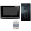 estaw wideodomofon Vidos 2IP Stacja bramowa S204B, Monitor M200B-X Wi-FI, Zasilacz P112-32