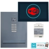 Zestaw skrzynka na listy z wideodomofonem Vidos 2IP S204B-SKM / M205B-X Wi-FI, Zasilacz P112-32