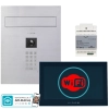 estaw wideodomofon Vidos 2IP Stacja bramowa S204, Monitor M205B-X Wi-FI, Zasilacz P112-32