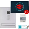 Zestaw skrzynka na listy z wideodomofonem Vidos 2IP S204-SKM / M205B-X Wi-FI, Zasilacz P112-32