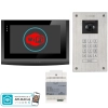 estaw wideodomofon Vidos 2IP Stacja bramowa S204, Monitor M200B-X Wi-FI, Zasilacz P112-32