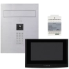 estaw wideodomofon Vidos 2IP Stacja bramowa S204, Monitor M200B, Zasilacz P112-32