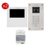 estaw wideodomofon Vidos 2IP Stacja bramowa S204, Monitor M201W, Zasilacz P112-32