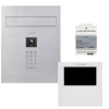 estaw wideodomofon Vidos 2IP Stacja bramowa S204-SKP, Monitor M201W, Zasilacz P112-32