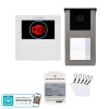 Zestaw wideodomofon Vidos 2IP Stacja bramowa S201-1, Monitor M201W-X Wi-FI, Zasilacz P112-32
