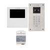 estaw wideodomofon Vidos 2IP Stacja bramowa S204, Monitor M201W, Zasilacz P112-32