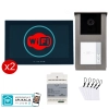 Zestaw wideodomofon VIDOS 2IP stacja S201-2 + monitor M205B-X + zasilacz P112-32
