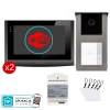 Zestaw wideodomofon VIDOS 2IP stacja S201-2 + monitor M200B-X + zasilacz P112-32