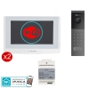 Zestaw wideodomofon VIDOS 2IP stacja S202 + monitor M200W-X + zasilacz P112-32