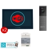 Zestaw wideodomofon VIDOS 2IP stacja S202 + monitor M205B-X + zasilacz P112-32