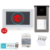 Zestaw wideodomofon Vidos 2IP Stacja bramowa S201-2, Monitor M200W-X Wi-FI, Zasilacz P112-32