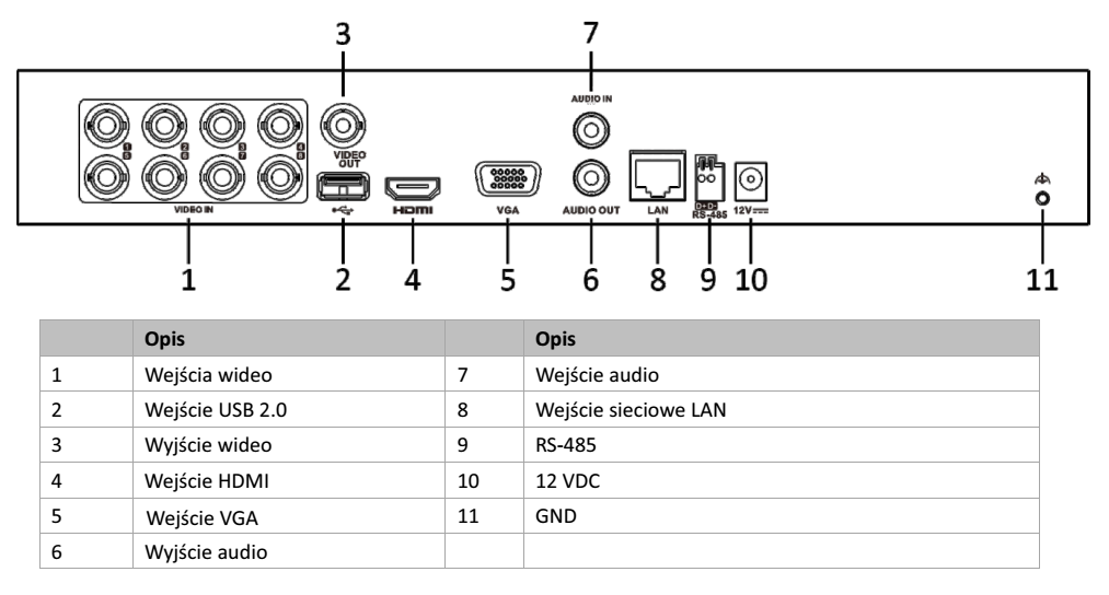 RYSUNEK TECHNICZNY WYMIARY VIDOS DVR-H3041
