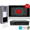 Zestaw Wideodomofon IP Vidos S2402-N M2010 natynkowa