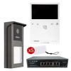 Zestaw wideodomofon VIDOS IPX S101-1 z monitorem M101 i Switch PS42/60 POE 4