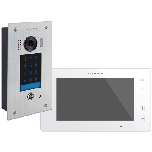 Wideodomofon Vidos DUO M1021W / S1401D