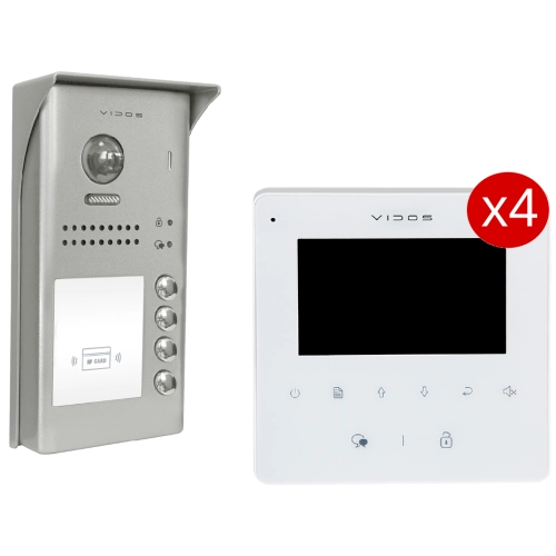 Vidos DUO S1104A / M1022W x4