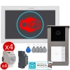 ZESTAW WIDEOFONOWY VIDOS X S11-4 M14W-X WI-FI - JEDNOABONENTOWY