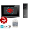 Zestaw wideodomofon VIDOS 2IP stacja S202 + monitor M200B-X + zasilacz P112-32