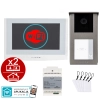 Zestaw wideodomofon Vidos 2IP Stacja bramowa S201-1, Monitor M200W-X Wi-FI, Zasilacz P112-32