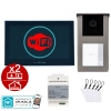 Zestaw wideodomofon VIDOS 2IP stacja S201-1 + monitor M205B-X + zasilacz P112-32