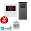 Zestaw wideodomofon Vidos 2IP Stacja bramowa S200, Monitor M201W-X Wi-FI, Zasilacz P112-32
