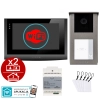 Zestaw wideodomofon VIDOS 2IP stacja S201-1 + monitor M200B-X + zasilacz P112-32