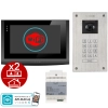 estaw wideodomofon Vidos 2IP Stacja bramowa S204, Monitor M200B-X Wi-FI, Zasilacz P112-32